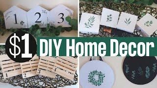 Must See Dollar Tree Farmhouse DIY Room Decor | Quick and Easy DIY Home Decor