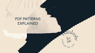 How to use a PDF pattern| Sewing Tutorial | Wardrobe By Me