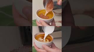 How to use chocolate powder for latte art