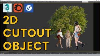 Create 2d Cutouts Object With MaxCutouts v1.0 Script | Eris Graphic