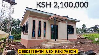 Sam’s Cozy 2-Bedroom Precast Home in Ngong Will Inspire You! (70 SQM)