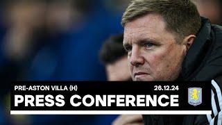 PRESS CONFERENCE | Eddie Howe pre-Aston Villa (H)