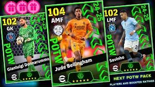 Upcoming Thursday New Potw Worldwide Jan 9 '25 In eFootball 2025 Mobile | Players & Boosted Ratings