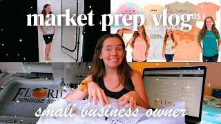 SMALL BUSINESS WEEK IN THE LIFE | Prep for Collective Corner | Embroidery Vlog | Studio Vlog #95