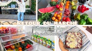 Organisation frigo Retour du marché/Recette gratin d’aubergines