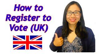 HOW TO REGISTER TO VOTE UK | UK ELECTIONS | ONLINE REGISTRATION 2021