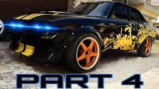 corolla mark 2 drift car in low budget Corona  mark 2 project complete restoration in Karachi Part 4