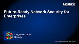 Building Robust Network Security with Hillstone Networks