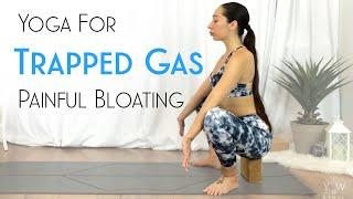 Yoga for Trapped Gas, Bloating and Indigestion ( Best Yoga Poses to Fart! )