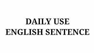 Daily use english sentences|English sentences for daily use|Bright Simple English.