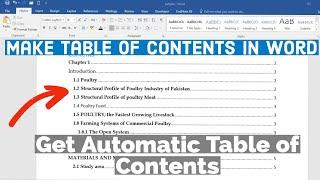 How To Insert Table Of Contents in Microsoft Word Automatically