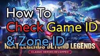 How to check User ID/Game ID and Zone ID in Mobile Legends: Bang Bang