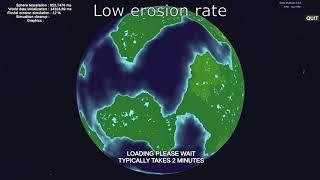 Erosion rate variation : Timelapse #2