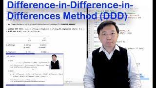 Difference-in-Difference-in-Differences Method (DDD) | Estimation Methods | Stata Tutorials Topic 43