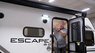 2022 KZ RV Escape E18 HATCH Ultra Lightweight Travel Trailer Exterior