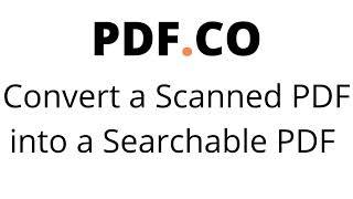 Convert a Scanned PDF into a Searchable PDF in Python