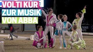 Flutlicht Volti-Kür zur Musik von ABBA  | RV Nordheim | LONGINES PfingstTurnier Wiesbaden