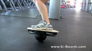 Balance Boards in Action: Freestyle (36" x 18.5") with 5", 6.5" and 8.5" balls