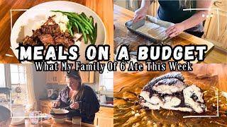 Meals On A Budget | On a Budget + Recipes + Cheap Dinner Ideas + Low Income Homemaking + What I Ate