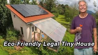 100% Legal Off-Grid Tiny Home Tour in Germany: Eco-Friendly & Self-Sustainable Living