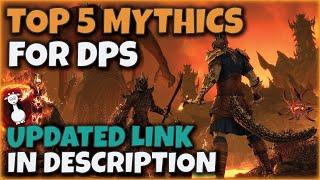 Top 5 Mythic Items for a DPS in ESO | Update Link in Description | Elder Scrolls Online