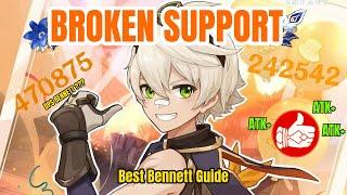 BROKEN Bennett build in under 3 Minutes..!! | Updated Bennett Guide | Genshin Impact