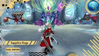 トーラムオンライン [Toram Online] Solo Dual Sword vs Sapphire Roga (Ultimate)