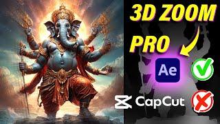 3D ZOOM Pro transition in After Effects | Better than Capcut