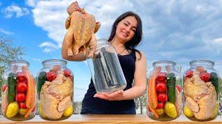 How To Cook Chicken With Vegetables In A Glass Jar Incredibly Delicious?