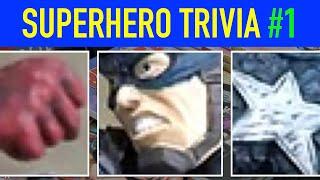 SUPERHERO QUIZ #1 | 10 Marvel & DC Comic Book Superheroes Trivia Questions and Answers