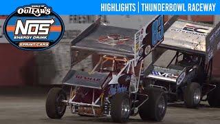 World of Outlaws NOS Energy Drink Sprint Cars | Thunderbowl Raceway | Sept. 20, 2024 | HIGHLIGHTS