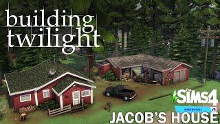 BUILDING TWILIGHT //  JACOB'S HOUSE // Sims 4 Werewolves Speed Build // NoCC