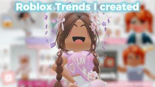 ROBLOX TRENDS you probably didn’t know I created-