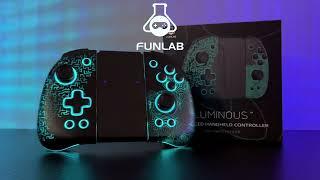 Introducing the FUNLAB Luminous Wireless Joy-pad for Switch/Switch OLED - Zonaite Black.