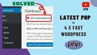 php update required wordpress ( upgrade php version )