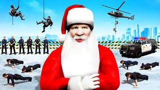 GTA 5 - SANTA Joins the POLICE!