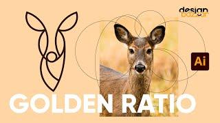 golden ratio logo design tutorial for beginners | adobe illustrator tutorial | designbazzar