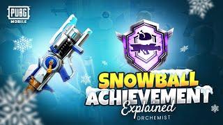 How to Complete Snowball Blaster Conqueror Achievement | PUBG MOBILE | BGMI