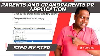 Parents And Grandparents PR Application | Explained In Step By Step 2024 |