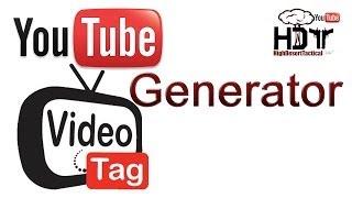 YouTube Video Tag Generator