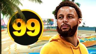 99 STEPH CURRY BUILD is OVERPOWERED in NBA 2K21 - 99 3 POINTER and PRO DRIBBLE MOVES