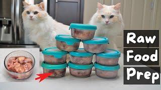 How I Make Homemade Raw Cat Food (6 Easy Steps) | The Cat Butler