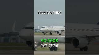 How much do pilots make. Part 4 #aviation #planes #shorts