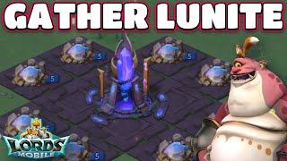 NEW UPDATE! GATHER LUNITE! LORDS MOBILE