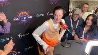 Caitlin Clark All-Star media availability — on the game, rest, Cheryl Miller, Angel Reese, Kobe shoe