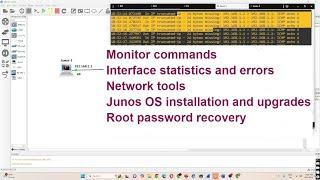 JNCIA Day4 Operational Monitoring and Maintenance  | Junos JN0 105 Certification course