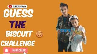 GUESS THE BISCUIT CHALLENGE | Funny Blindfold Eating Challenge | Aun And Siddiqa Show