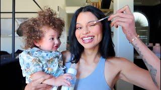 A REALISTIC GET READY W ME ! MOMMY EDITION