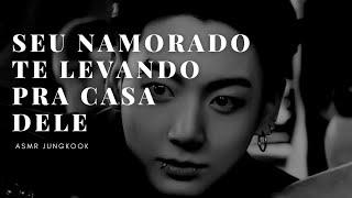 ASMR Jungkook - Ele te levando pra d0rmir na casa dele