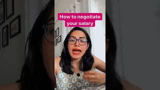 Learn how to negotiate your salary #shorts #interview #interviewtips #salary #negotiation #job